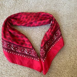 Flower print scarf